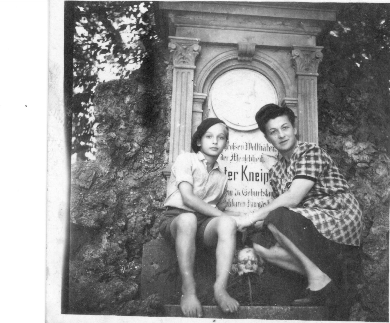 Izio et Chana Rosenman au sanatorium de Bad Wörishofen, 1946